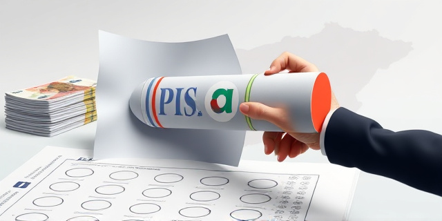 Una ilustración conceptual y satírica. Un examen escolar gigante con el logo de PISA siendo borrado parcialmente por una goma de borrar enorme sostenida por una mano con traje formal. Al fondo, una pila de billetes de euros y un mapa de Cataluña hecho de papel transparente que se desvanece. Estilo editorial de revista política, colores contrastados, atmósfera de ironía.
