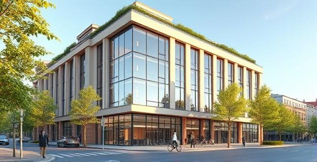 Edificio de oficinas en Madrid con empresas de energías renovables