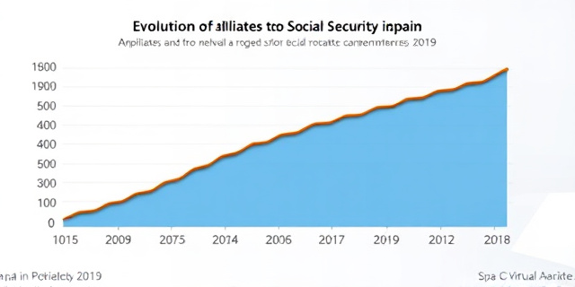 Un gráfico que muestra la evolución del número de afiliados a la Seguridad Social en España, con una tendencia alcista en los últimos años, pero con una gran variación en la calidad del empleo y una alta rotación en el mercado laboral.