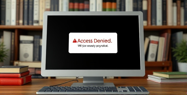 Una pantalla de computadora mostrando un mensaje de error 