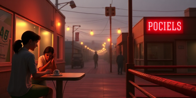 Una escena urbana crónica: una joven waitress de un hospital en la década de los 50 se une a un joven con un pasado criminal; un hogar en Los Ángeles con una familia creciente, la imagen de una cárcel de Terminal Island, un funeral en una carretera de Colorado y un ring de boxeo donde un nieto rompe el estigma, todo sin rostros identificables, con una paleta de colores terrosos y luces de neón que sugieren la dualidad entre la normalidad y el caos
