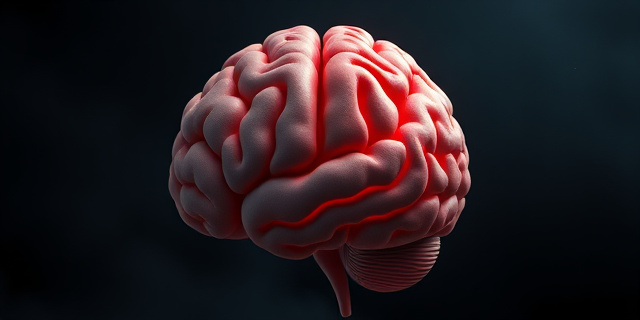 Un cerebro humano con un sistema límbico y una corteza prefrontal en conflicto, representados como dos bandos opuestos en un campo de batalla
